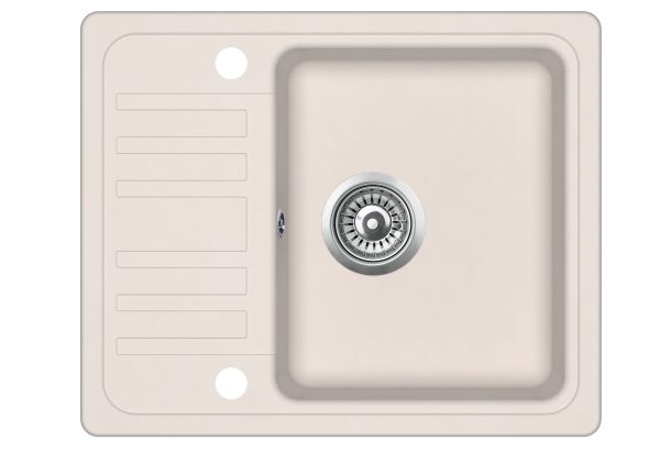 Evido Home 45S compact csepptálcás gránit mosogató 575 x 460 mm bézs - 105549 - Image 2