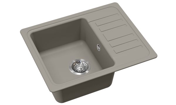 EVIDO Home 45S compact gránit mosogató 575x460 mm platina színben - 442066 - Image 2