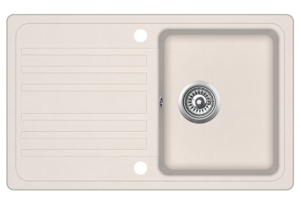 Evido Home 45S csepptálcás gránit mosogató 765 x 460 x 190 cm bézs - 105546