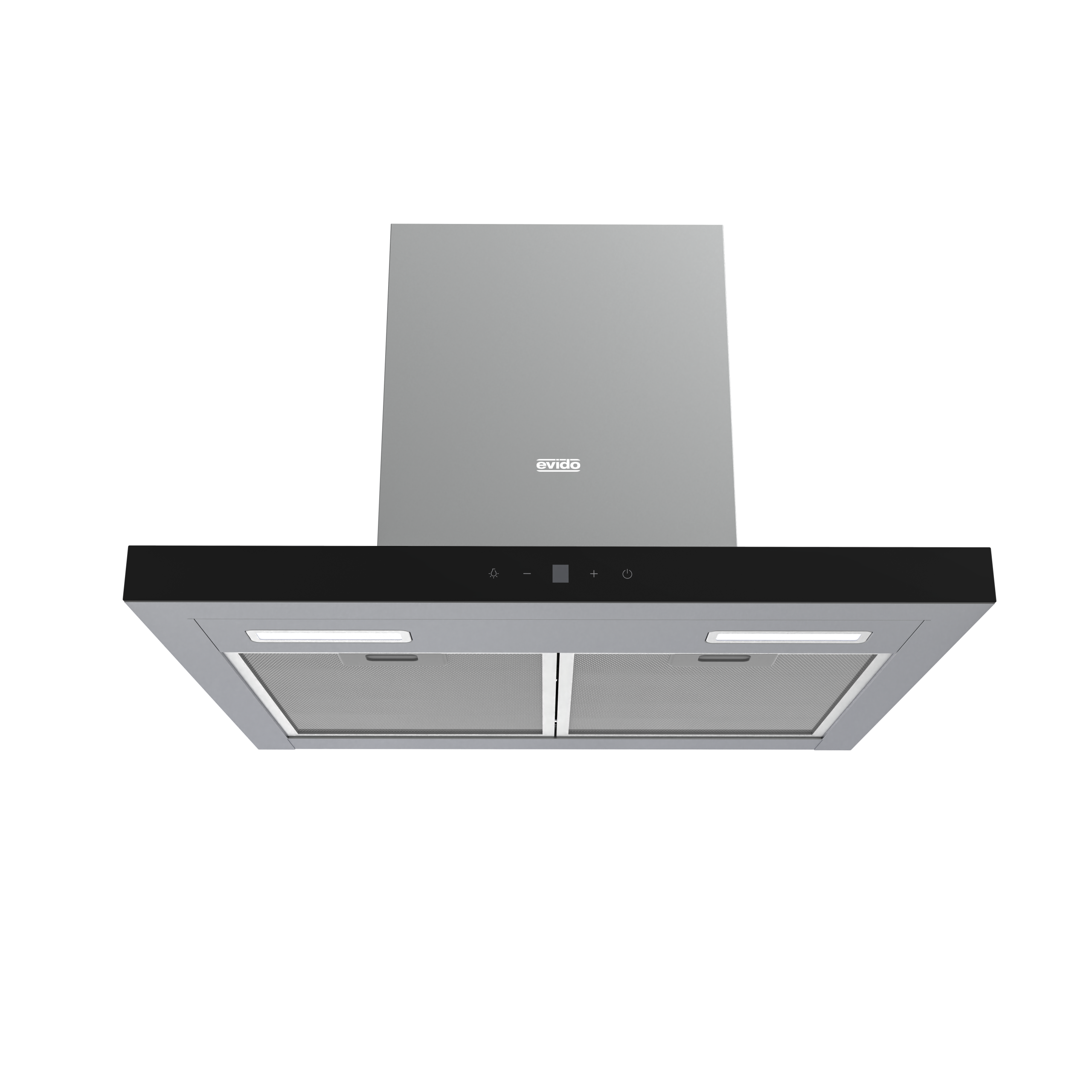 EVIDO LINE 60B fali páraelszívó, 60 cm, érintőszenzor, fekete üveg/inox