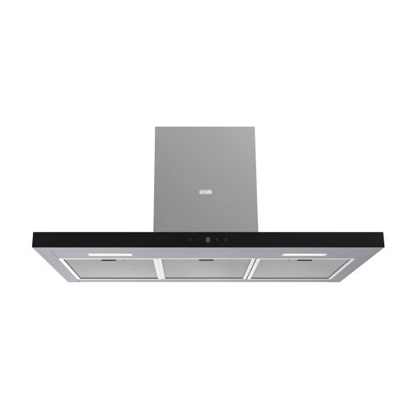 EVIDO LINE 90B fali páraelszívó, 90 cm, érintőszenzor, fekete üveg/inox