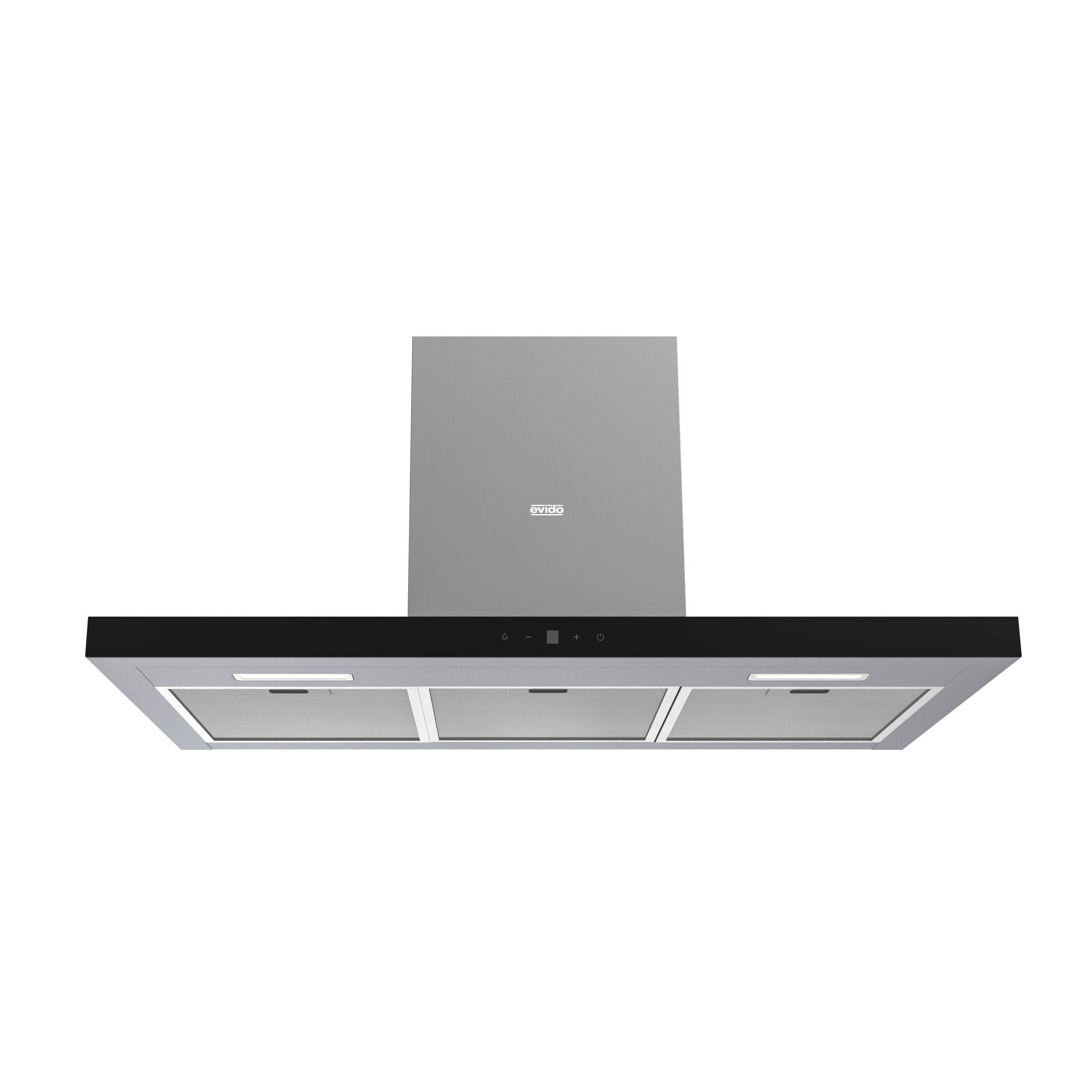 EVIDO LINE 90B fali páraelszívó, 90 cm, érintőszenzor, fekete üveg/inox