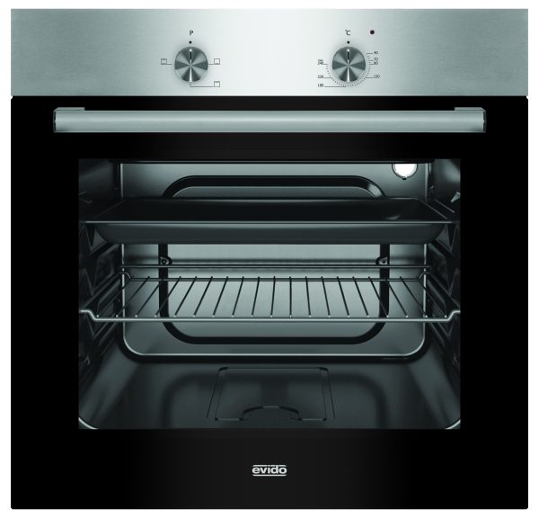 Evido PRIMO 62X beépíthető statikus sütő inox/fekete - BOP62X-2