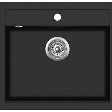 Evido Quadro 6 egymedencés gránit mosogató 562 x 510 x 200 mm antracit - 105542