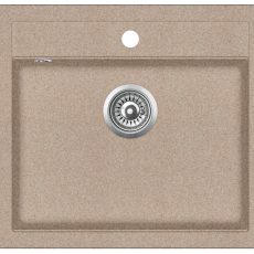 Evido Quadro 6 egymedencés gránit mosogató 562 x 510 x 200 mm avena - 105723