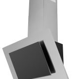 Evido REFLEX 60XB vertikális kürtős páraelszívó 60cm inox/fekete üveg - CHV6BX-1