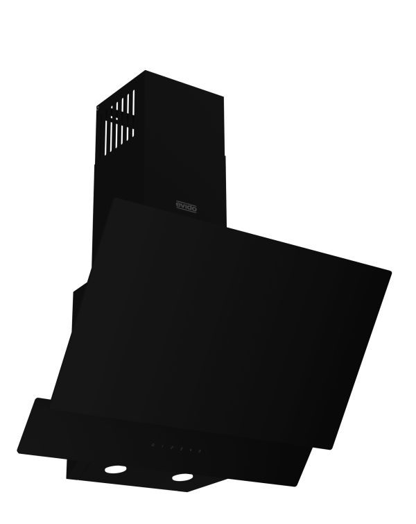 EVIDO SKY PRO 60B design páraelszívó, 60 cm, érintőszenzoros vezérlés, fekete üveg