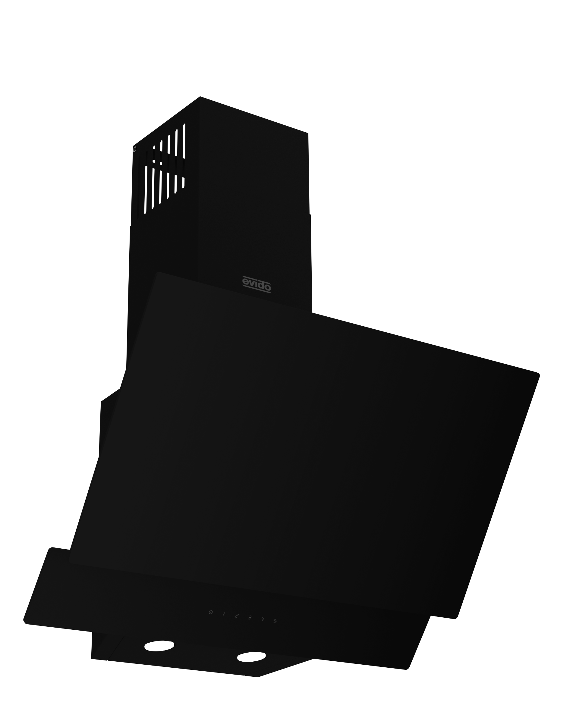 EVIDO SKY PRO 60B design páraelszívó, 60 cm, érintőszenzoros vezérlés, fekete üveg - CHY6TB-1