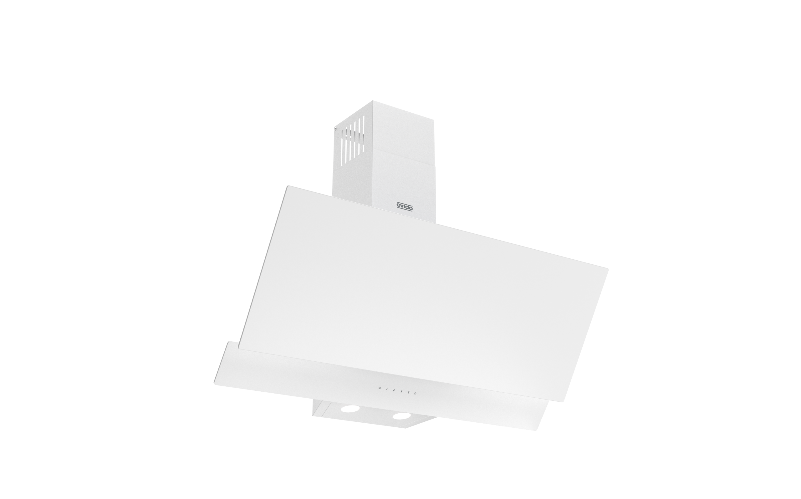 EVIDO SKY PRO 90W design páraelszívó, 90 cm, érintőszenzoros vezérlés, fehér üveg - CHY9TW-1