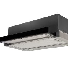 Evido SLIMLUX 60TC teleszkópos kihúzható páraelszívó touch control, fekete üveg fronttal - CHT6TB-3