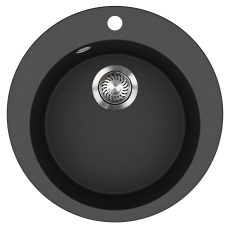 Evido Tondo kerek gránit mosogató Ø505 x 190 mm antracit - 105560