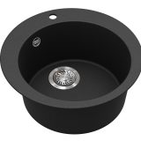 Evido Tondo kerek gránit mosogató Ø505 x 190 mm antracit - 105560 - Image 2
