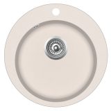 Evido Tondo kerek gránit mosogató Ø505 x 190 mm bézs - 105558
