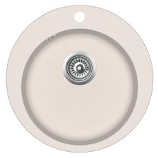 Evido Tondo kerek gránit mosogató Ø505 x 190 mm bézs - 105558