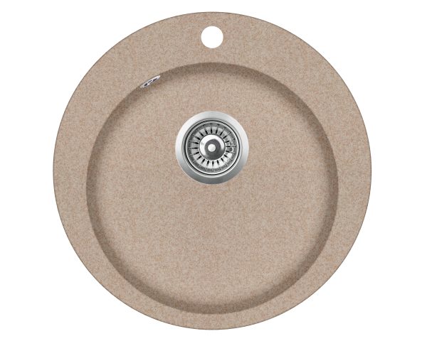 Evido Tondo kerek gránit mosogató Ø505 x 190 mm avena - 105730