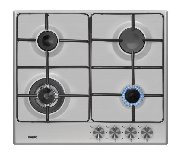 Evido VALEO 60FX gáz főzőlap WOK égővel inox - HGX6WX-2 - Image 3