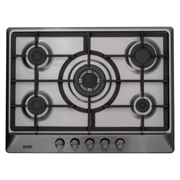 Evido VALEO 70X gázfőzőlap WOK égővel 70 cm inox - HGX7WX-1
