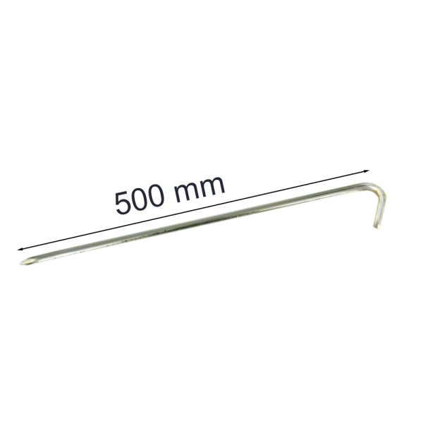 Rögzítővas 500x12 mm - Image 3