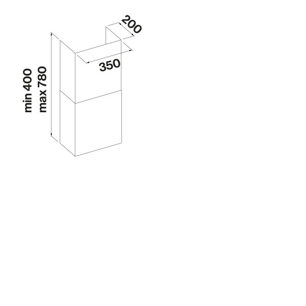 Falmec VERSO 85 cm fali páraelszívó, fekete üveg - Image 6