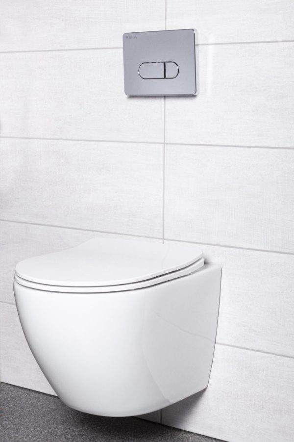 Kasos Pacific Chrome falba építhető WC tartály szett - KASOS-PACIFIC-CHR - Image 2