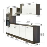 Yorki 270 konyhabútor sütős és mikrohullámű sütős kivitelben - Image 9