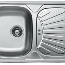 Livinox BIANCA EC-153K csepptálcás, rozsdamentes mosogató, forgatható 830 x 480 x 165 mm