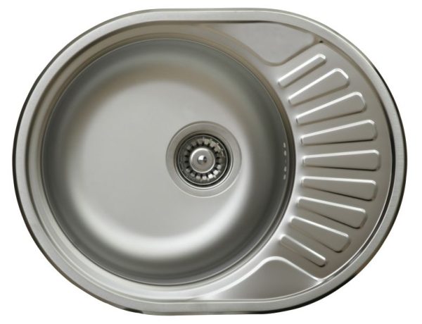 Livinox RONDO EC-157K mini csepptálcás rozsdamentes mosogató 570 x 450 x 160 mm