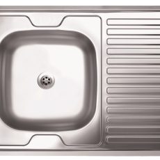 Livinox N-120K teletetős csepptálcás rozsdamentes mosogató, forgatható 800 x 600 x 130mm