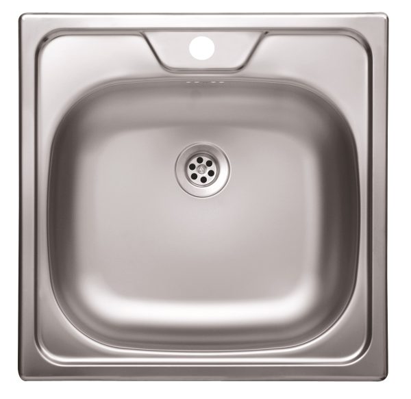 Livinox Panel N-144KD egymedencés rozsdamentes mosogató 480 x 480 x 150 mm DOBOZOS