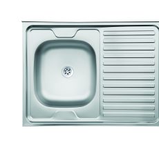 Livinox S-220K teletetős csepptálcás rozsdamentes mosogató 60 x 80 x 13 cm