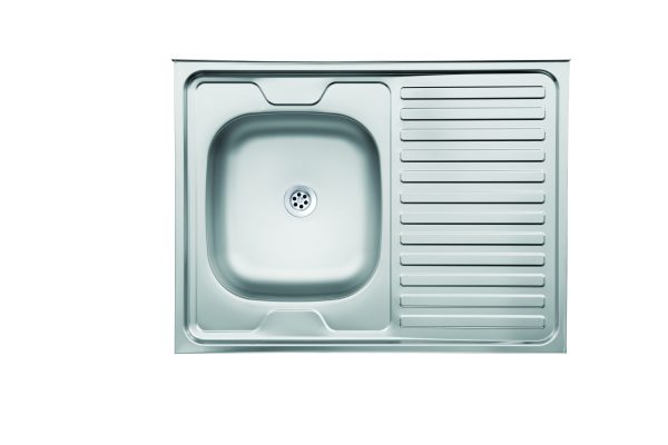 Livinox S-220K teletetős csepptálcás rozsdamentes mosogató 60 x 80 x 13 cm