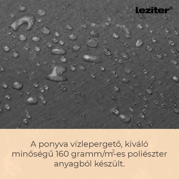 Gina kerti napernyő szürke 300 cm - LKN-GRA - Image 4