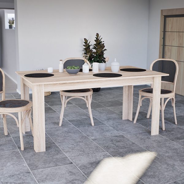Yorki Standard étkezőasztal 160x90 cm sonoma tölgy - Image 2