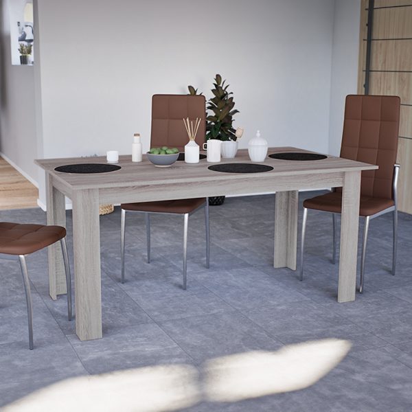 Yorki Standard étkezőasztal 160x90 cm yorki tölgy - Image 3