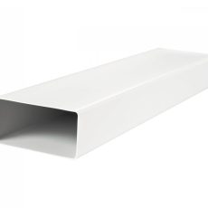 Lapos csatorna, műanyag, fehér, 60x204 mm, hossz: 1 m