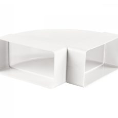 Lapos csatorna vízszintes könyök 90x220 mm