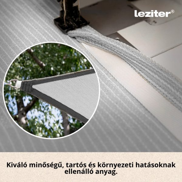Rana napvitorla négyszög alakú 4x5 m szürke - Image 5