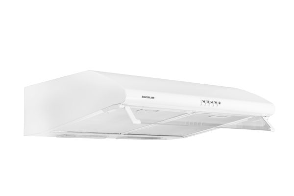 Silverline 1201 LYKIA szabadonálló páraelszívó fehér/üveg 2motor 60cm - 1201-6-652-10