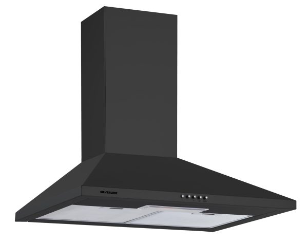 Silverline 2240 TRICOL kürtős páraelszívó fekete 60cm - 2240-6-652-09