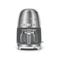 SMEG FILTERES KÁVÉFŐZŐ, retro, ezüst/króm