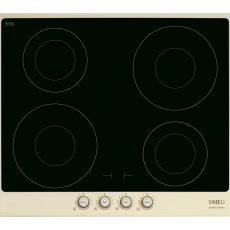 SMEG INDUKCIÓS FŐZŐLAP, Cortina design, 60 cm, 4 főzőzóna, bézs