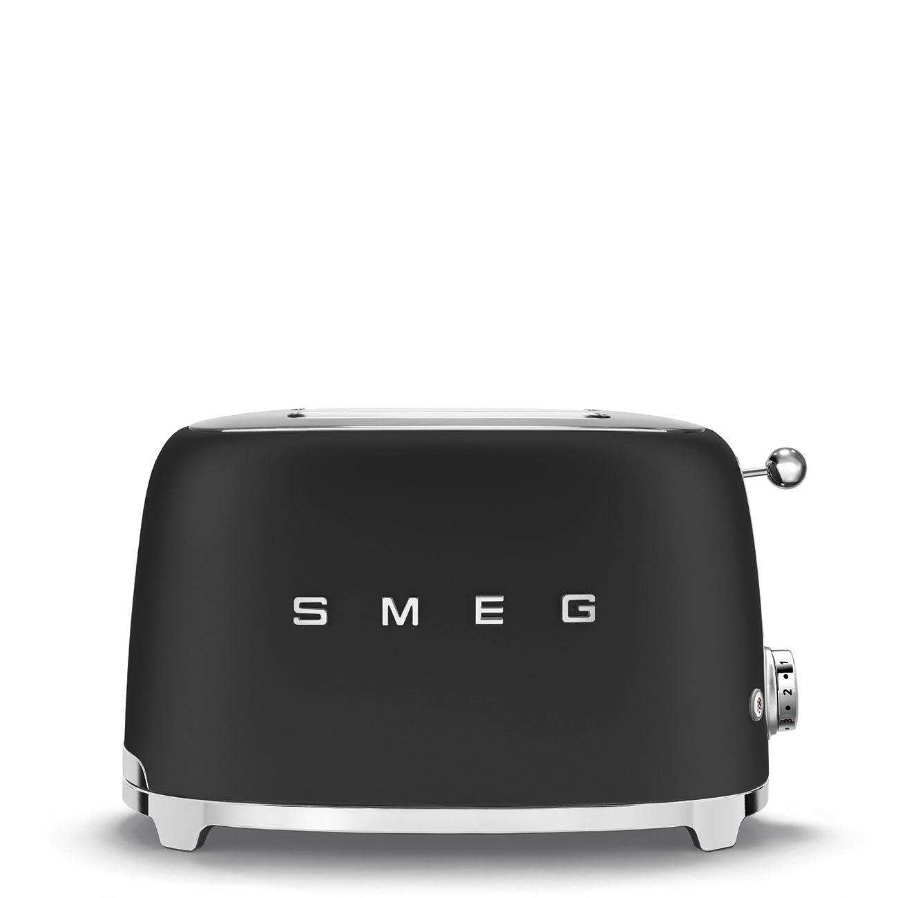 SMEG KENYÉRPIRÍTÓ, retro, 2 szeletes, matt fekete - TSF01BLMEU