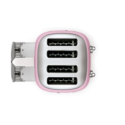SMEG KENYÉRPIRÍTÓ, retro, 2x2 szeletes, rózsaszín - Image 5