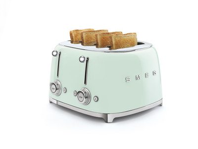 SMEG KENYÉRPIRÍTÓ, retro, 2x2 szeletes, világoszöld - Image 5