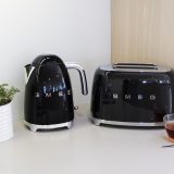 SMEG KENYÉRPIRÍTÓ, retro, 2 szeletes, fekete - Image 7