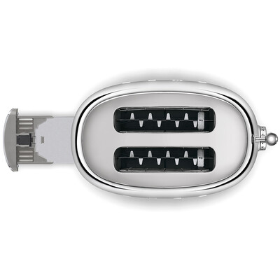 SMEG KENYÉRPIRÍTÓ, retro, 2 szeletes, fényes króm - Image 6