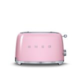 SMEG KENYÉRPIRÍTÓ, retro, 2 szeletes, rózsaszín