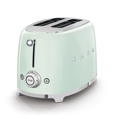 SMEG KENYÉRPIRÍTÓ, retro, 2 szeletes, világoszöld - Image 2