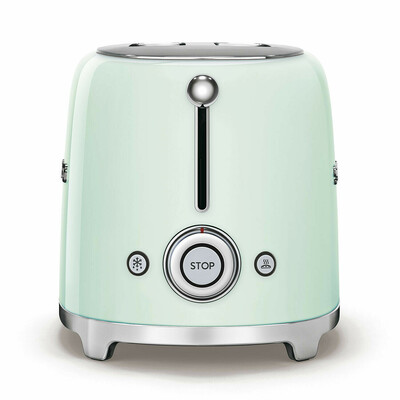 SMEG KENYÉRPIRÍTÓ, retro, 2 szeletes, világoszöld - Image 4