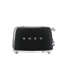 SMEG KENYÉRPIRÍTÓ, retro, 2x2 szeletes, fekete